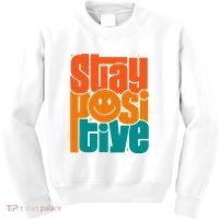 Inspirational Quote Stay Positive Yellow Smily Face Kids Sweatshirt thumb 0
