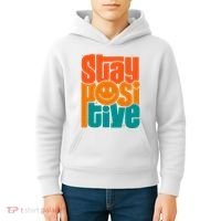 Inspirational Quote Stay Positive Yellow Smily Face Kids Hoodie thumb 4