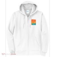 Inspirational Quote Stay Positive Yellow Smily Face Full Zip Hoodie thumb 0