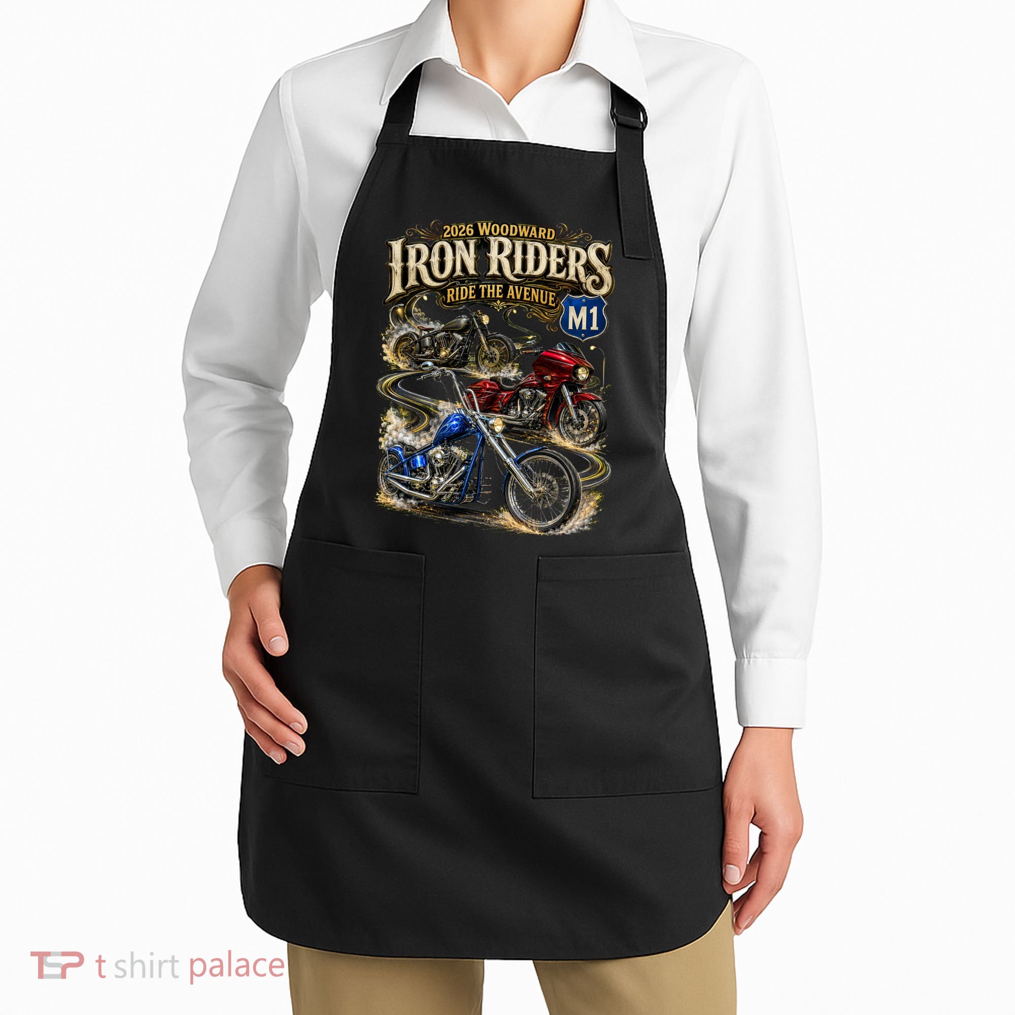 Iron Riders 2026 Woodward Ride The Avenue M1 Bikers Apron