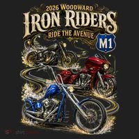 Iron Riders 2026 Woodward Ride The Avenue M1 Bikers Beanie thumb 2