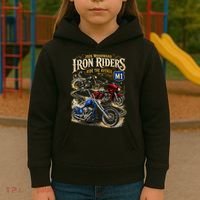 Iron Riders 2026 Woodward Ride The Avenue M1 Bikers Kids Hoodie thumb 3