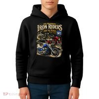 Iron Riders 2026 Woodward Ride The Avenue M1 Bikers Kids Hoodie thumb 4