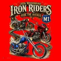 Iron Riders 2026 Woodward Ride The Avenue M1 Bikers Santa Hat thumb 1