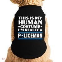 I'm Really A Policeman Police Officer Law Enforcement Great Gift Doggie Tank thumb 0