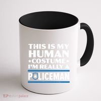 I'm Really A Policeman Police Officer Law Enforcement Great Gift Coffee Mug thumb 1