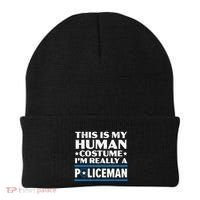 I'm Really A Policeman Police Officer Law Enforcement Great Gift Beanie thumb 0