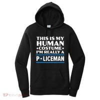 I'm Really A Policeman Police Officer Law Enforcement Great Gift Women's Hoodie thumb 0
