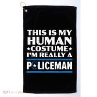I'm Really A Policeman Police Officer Law Enforcement Great Gift Golf Towel thumb 0
