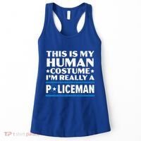 I'm Really A Policeman Police Officer Law Enforcement Great Gift Women's Tank Top thumb 0