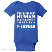 I'm Really A Policeman Police Officer Law Enforcement Great Gift Baby Bodysuit thumb 0