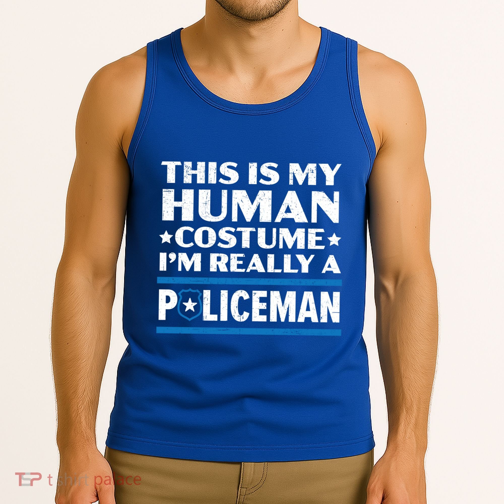 I'm Really A Policeman Police Officer Law Enforcement Great Gift Tank Top