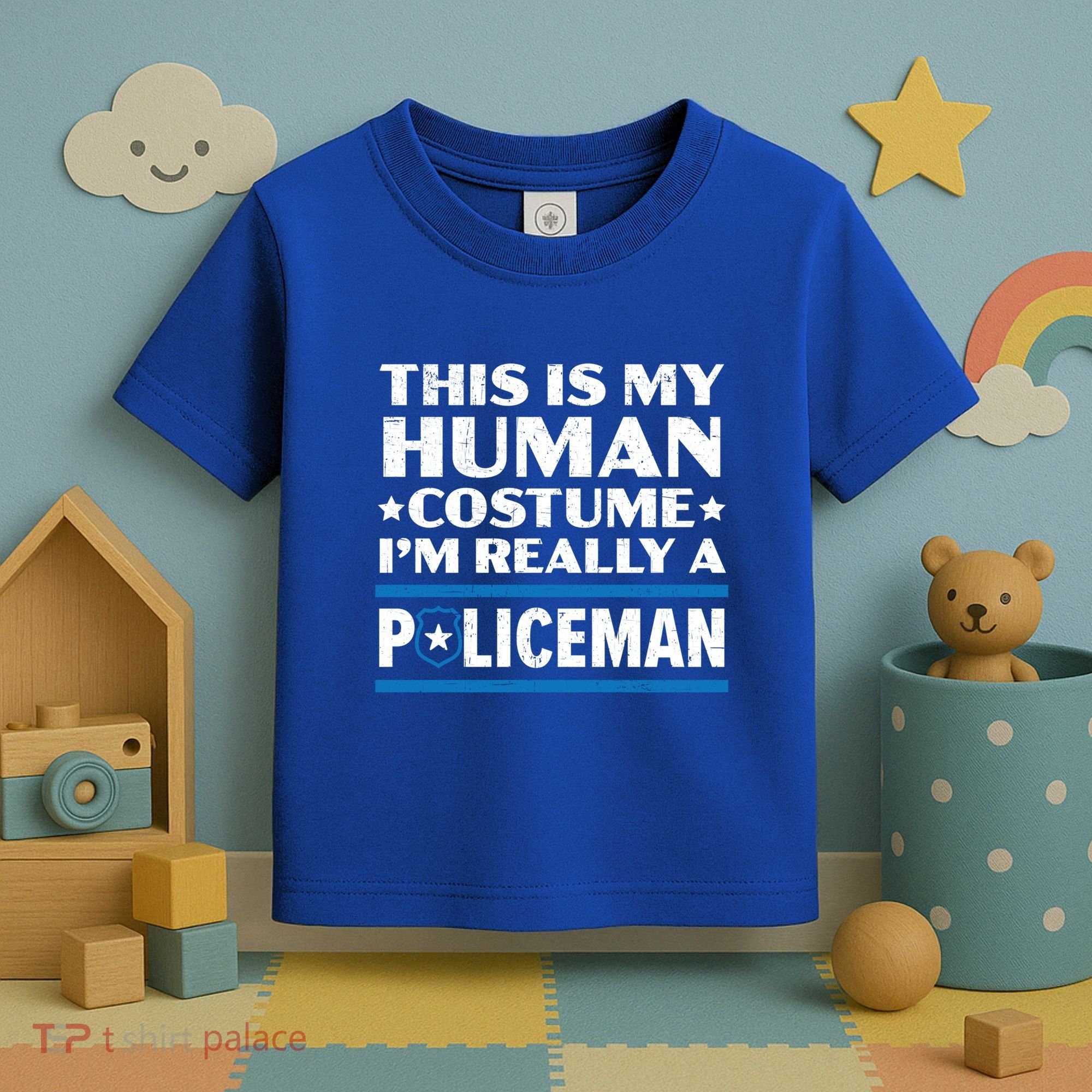 I'm Really A Policeman Police Officer Law Enforcement Great Gift Toddler T-Shirt