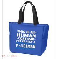 I'm Really A Policeman Police Officer Law Enforcement Great Gift Tote Bag thumb 3