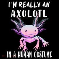 I'm Really An Axolotl In A Human Funny Halloween Costume Coffee Mug thumb 5