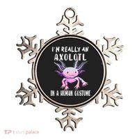 I'm Really An Axolotl In A Human Funny Halloween Costume Ornament thumb 0