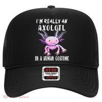 I'm Really An Axolotl In A Human Funny Halloween Costume Hat thumb 0