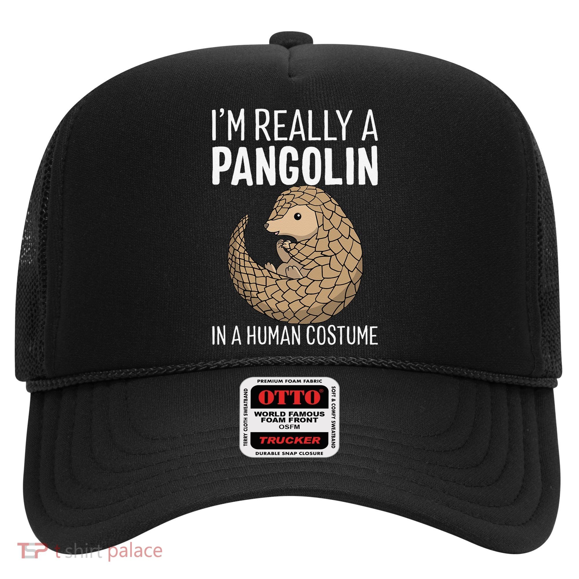 Im Really A Pangolin In A Human Costume Halloween Hat