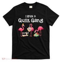 I Run A Quilt Gang Funny Quilting T-Shirt thumb 0