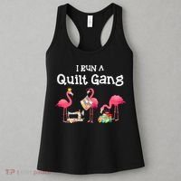 I Run A Quilt Gang Funny Quilting Women's Tank Top thumb 3