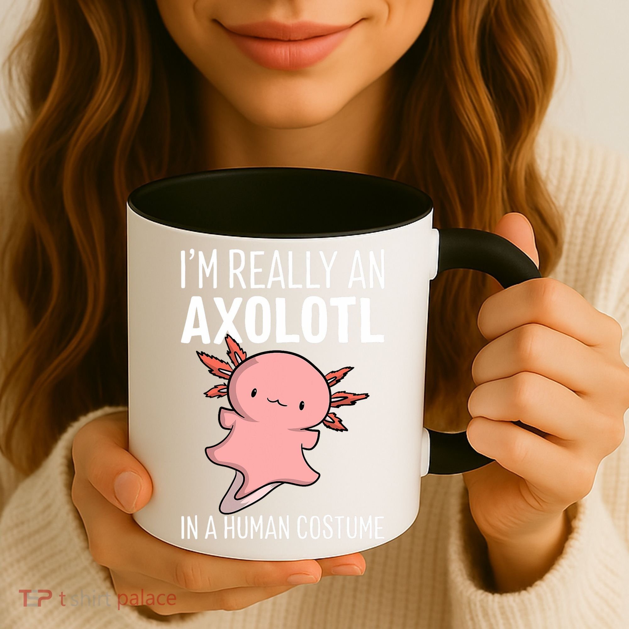 I'm Really An Axolotl In A Human Costume Halloween Funny  Coffee Mug