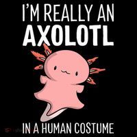 I'm Really An Axolotl In A Human Costume Halloween Funny  Coffee Mug thumb 5