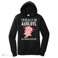 I'm Really An Axolotl In A Human Costume Halloween Funny  Women's Hoodie thumb 0