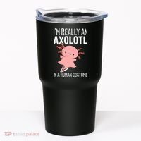 I'm Really An Axolotl In A Human Costume Halloween Funny  Tumbler thumb 0