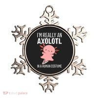 I'm Really An Axolotl In A Human Costume Halloween Funny  Ornament thumb 0