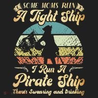I Run A Pirate Ship Some Moms Run A Tight Ship For Cool Mom Women's Sweatshirt thumb 2