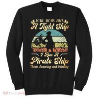 I Run A Pirate Ship Some Moms Run A Tight Ship For Cool Mom Sweatshirt thumb 0