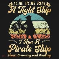 I Run A Pirate Ship Some Moms Run A Tight Ship For Cool Mom Tank Top thumb 6