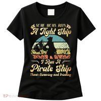 I Run A Pirate Ship Some Moms Run A Tight Ship For Cool Mom Women's T-Shirt thumb 0