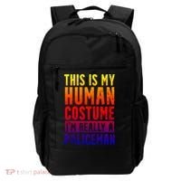 I'm Really A Policeman Police Officer Law Enforcement Gift Backpack thumb 0