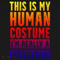 I'm Really A Policeman Police Officer Law Enforcement Gift Women's Hoodie thumb 2