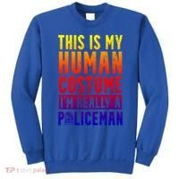 I'm Really A Policeman Police Officer Law Enforcement Gift Sweatshirt thumb 0