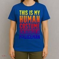 I'm Really A Policeman Police Officer Law Enforcement Gift T-Shirt thumb 4