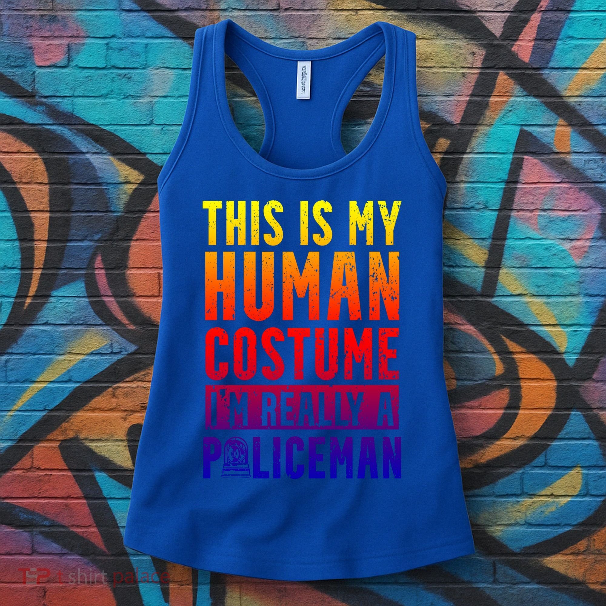 I'm Really A Policeman Police Officer Law Enforcement Gift Women's Tank Top