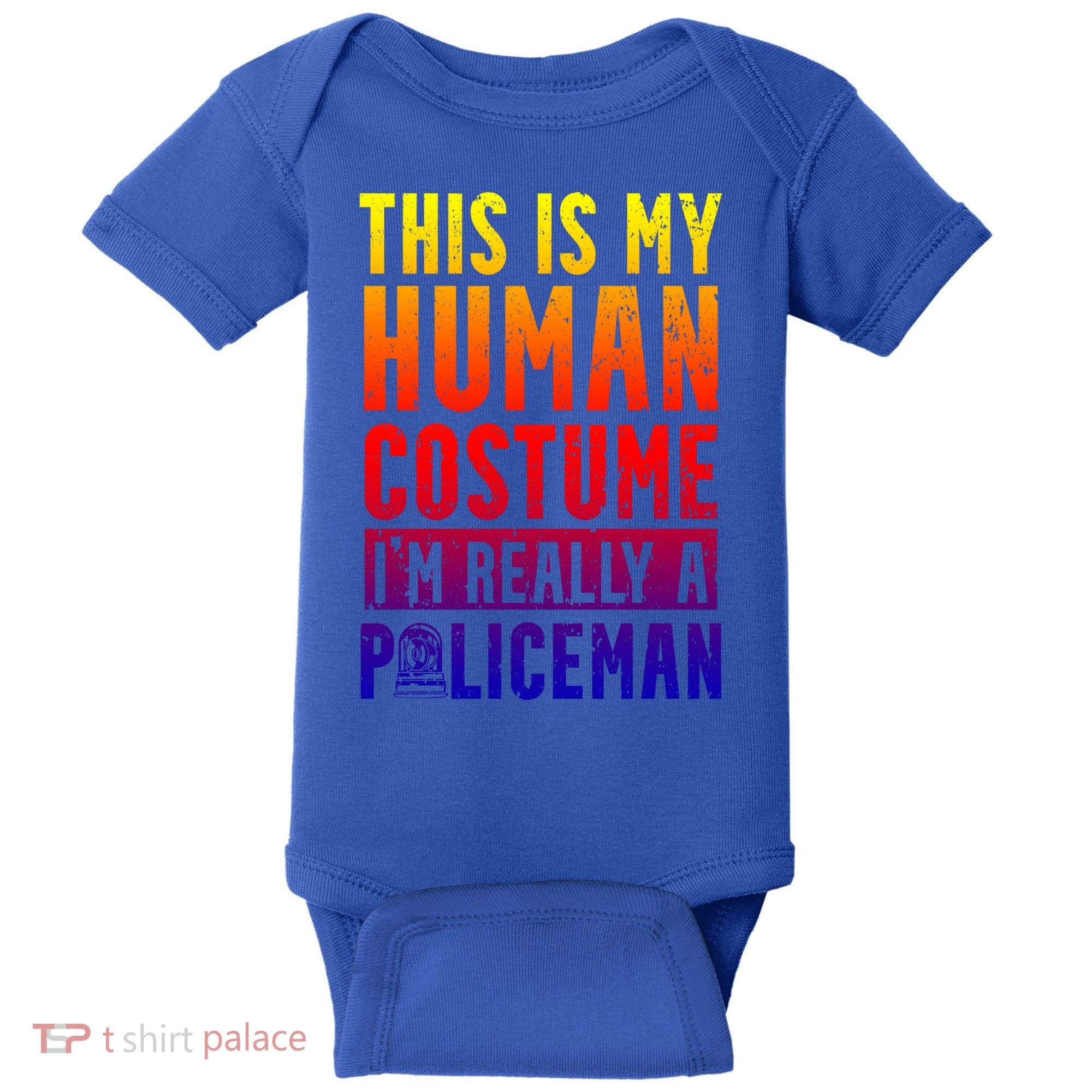 I'm Really A Policeman Police Officer Law Enforcement Gift Baby Bodysuit