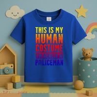 I'm Really A Policeman Police Officer Law Enforcement Gift Toddler T-Shirt thumb 3