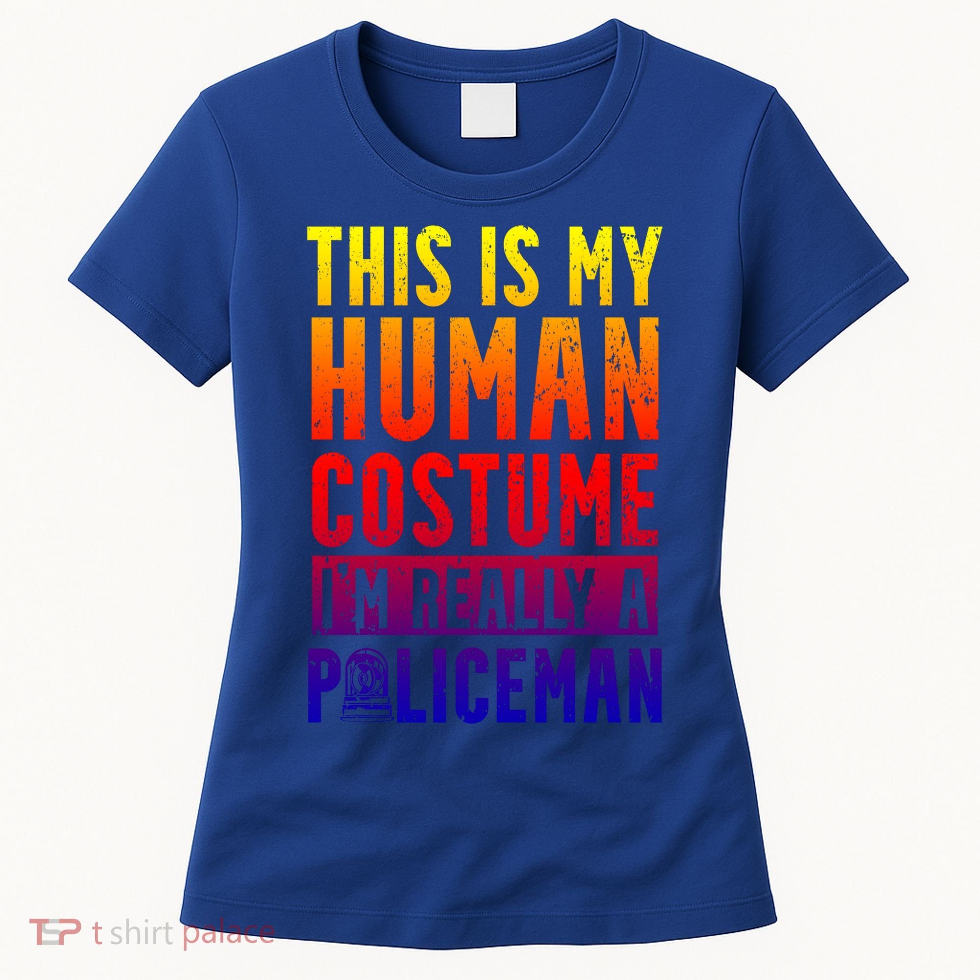I'm Really A Policeman Police Officer Law Enforcement Gift Women's T-Shirt