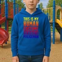 I'm Really A Policeman Police Officer Law Enforcement Gift Kids Hoodie thumb 2
