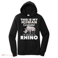 I'm Really A Rhino Rhinoceros Zoology Safari Animal Lover Women's Hoodie thumb 0