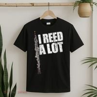 I Reed A Lot Oboe Player Funny Oboes Music Gift T-Shirt thumb 2