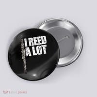 I Reed A Lot Oboe Player Funny Oboes Music Gift Button thumb 0
