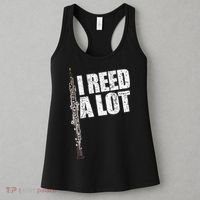 I Reed A Lot Oboe Player Funny Oboes Music Gift Women's Tank Top thumb 3