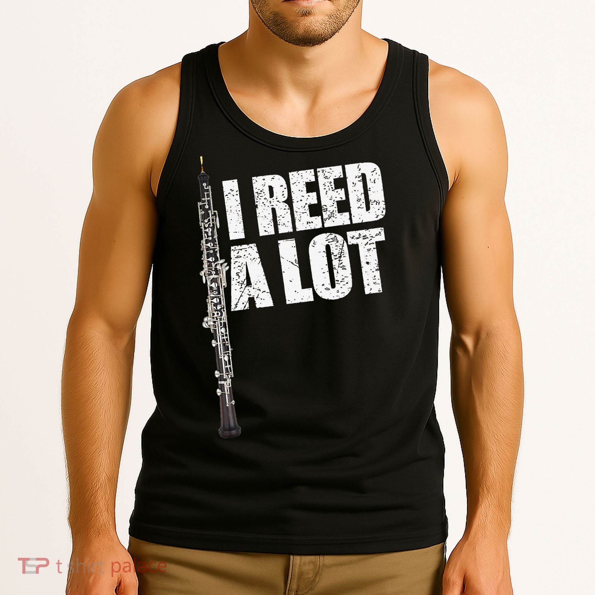 I Reed A Lot Oboe Player Funny Oboes Music Gift Tank Top