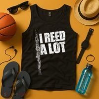 I Reed A Lot Oboe Player Funny Oboes Music Gift Tank Top thumb 4