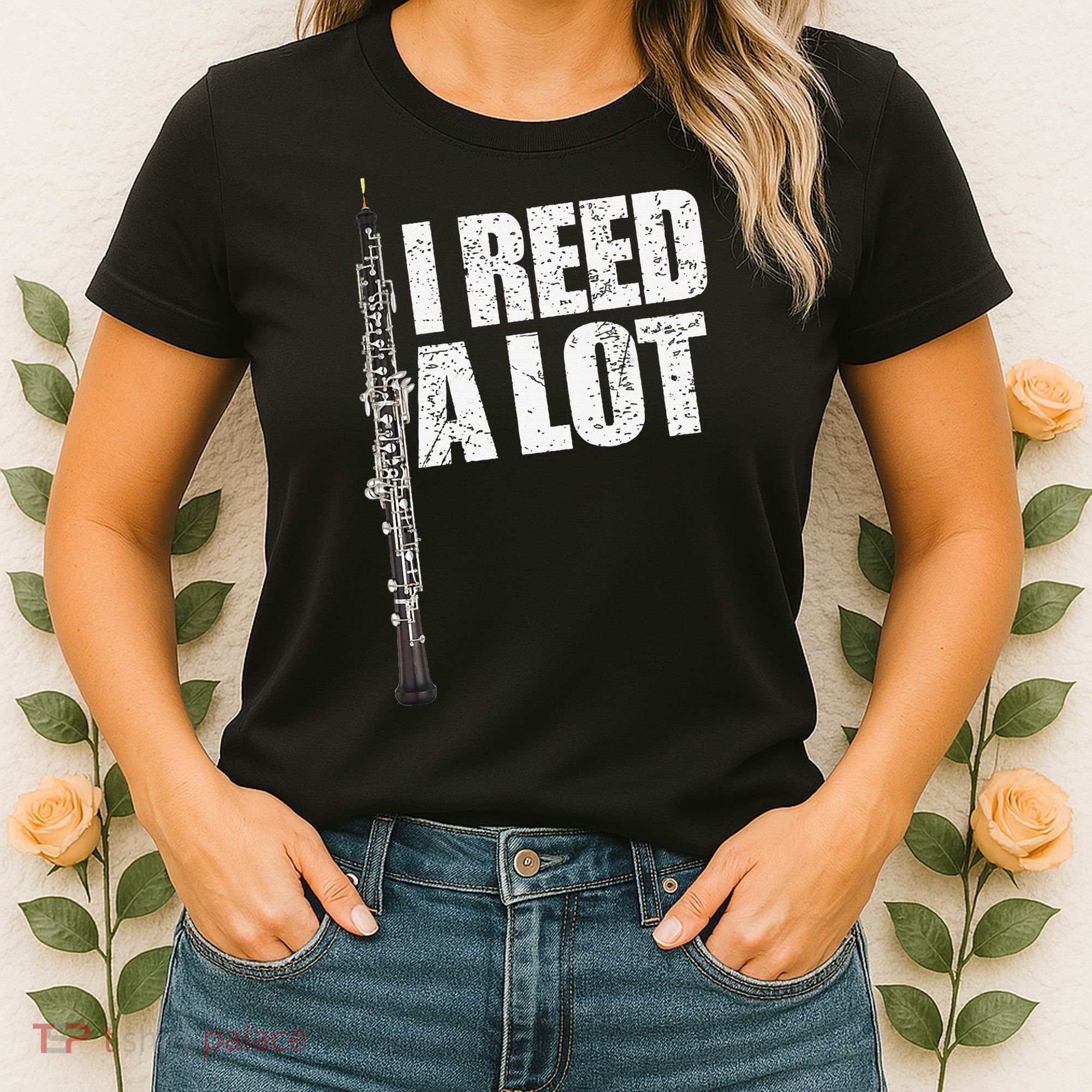 I Reed A Lot Oboe Player Funny Oboes Music Gift Women's T-Shirt