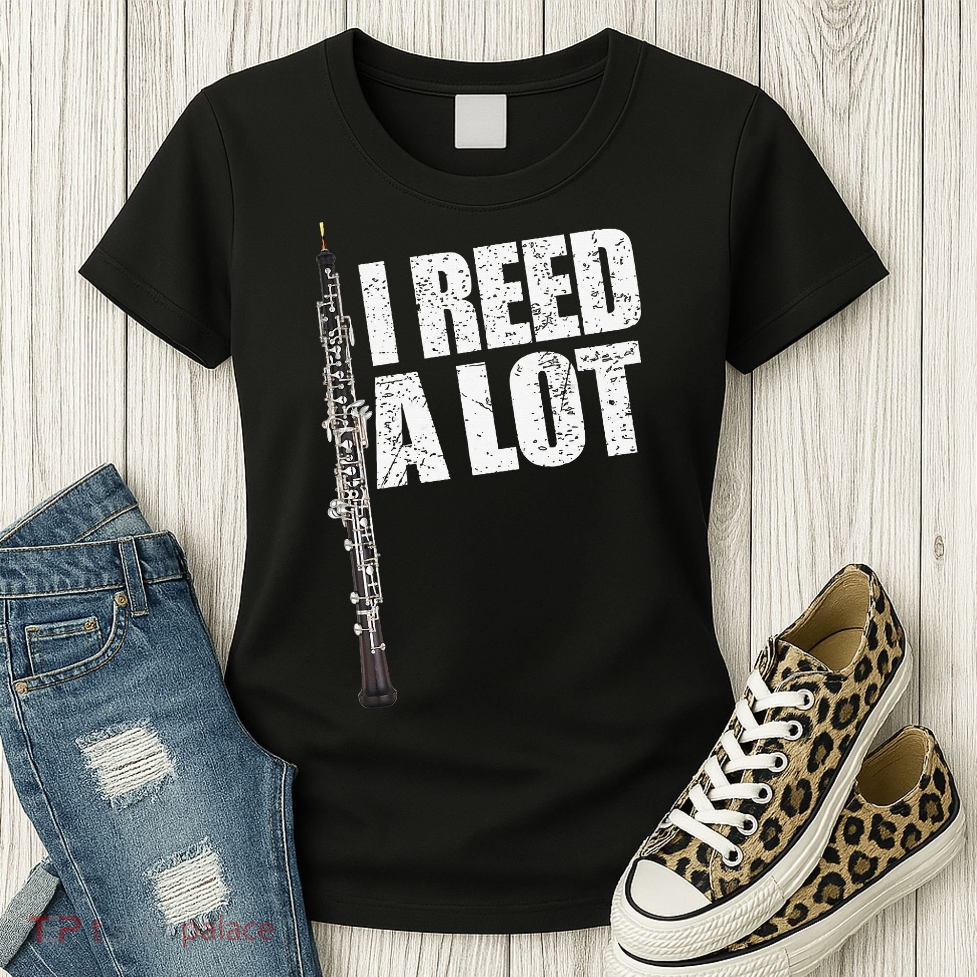 I Reed A Lot Oboe Player Funny Oboes Music Gift Women's T-Shirt